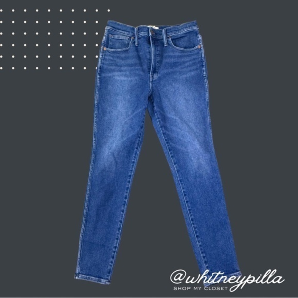 Madewell Jeans High-Rise 10” Skinny Medium Wash Denim Women’s Size 30 / 10